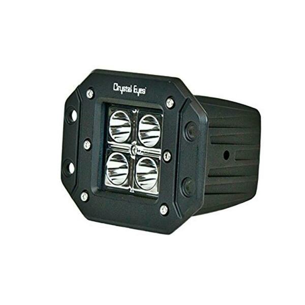 Ipcw Crystal Eyes 5 in. Square Visor 20 Watts- 30 Degree W1004S20-30